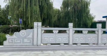 丹东 芝麻灰桥栏杆、河道栏杆安装效果
