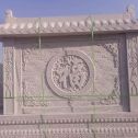 丹东 芝麻白花岗岩屏风，照壁，影壁