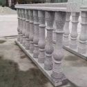 丹东 芝麻白圆形光面花瓶柱，栏杆