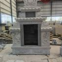 丹东 芝麻灰高档墓碑、土墓，一套也支持定做