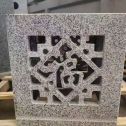 丹东 芝麻白花岗岩镂空雕花灯笼