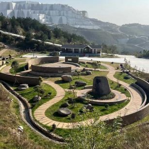 丹东仿古石铺装整体效果