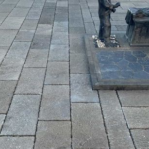 丹东仿古石铺装效果
