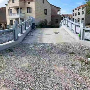 丹东 芝麻灰花岗岩桥栏杆