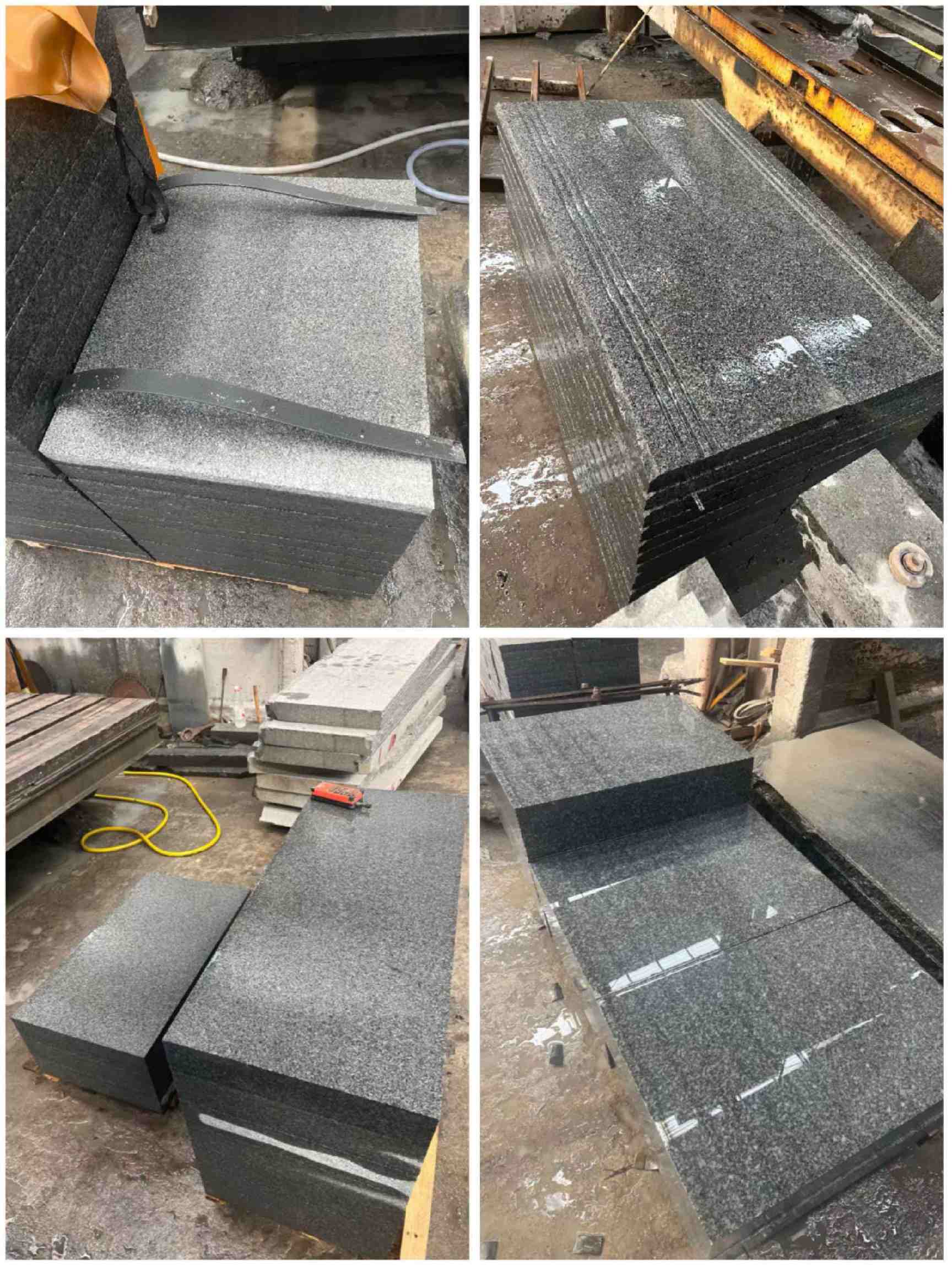 丹东 芝麻黑地铺石材