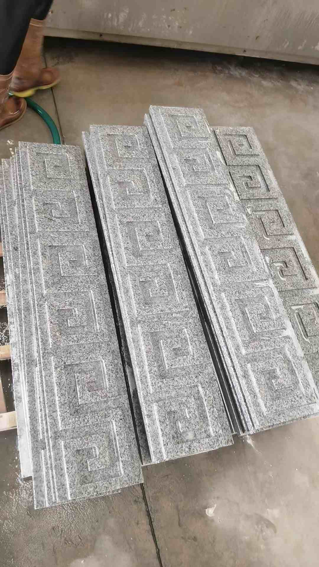 丹东 别墅回纹线条，雕刻