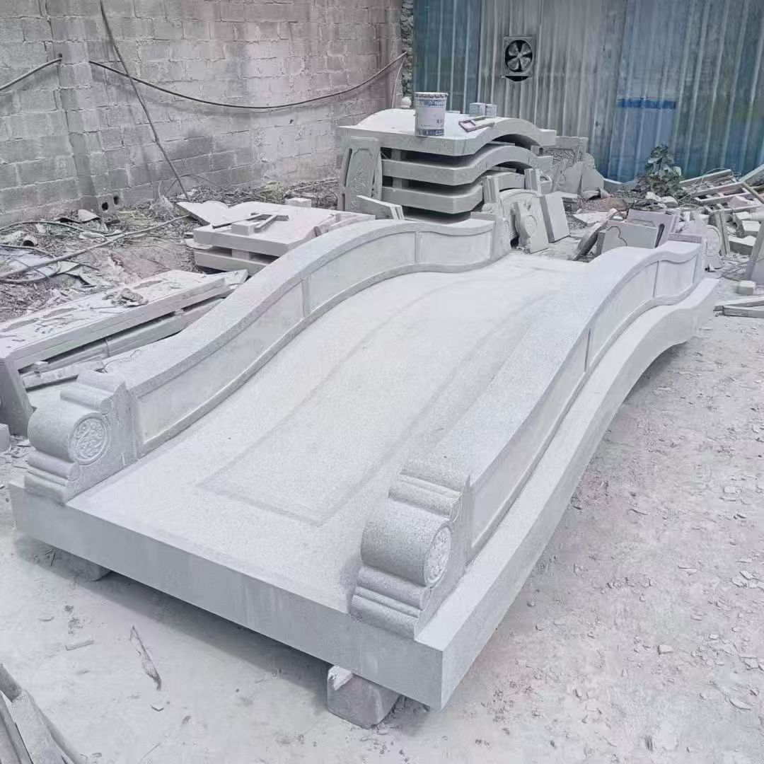 丹东 芝麻灰花岗岩园林景观 小石桥