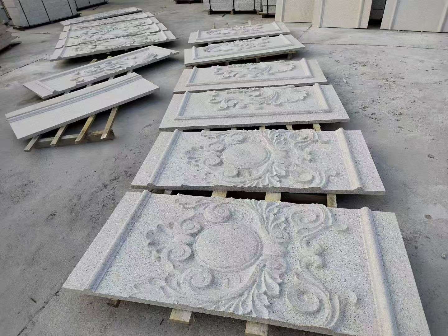 丹东 芝麻白干挂雕花板