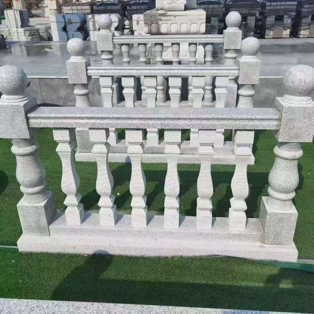 丹东 别墅石材栏杆特写