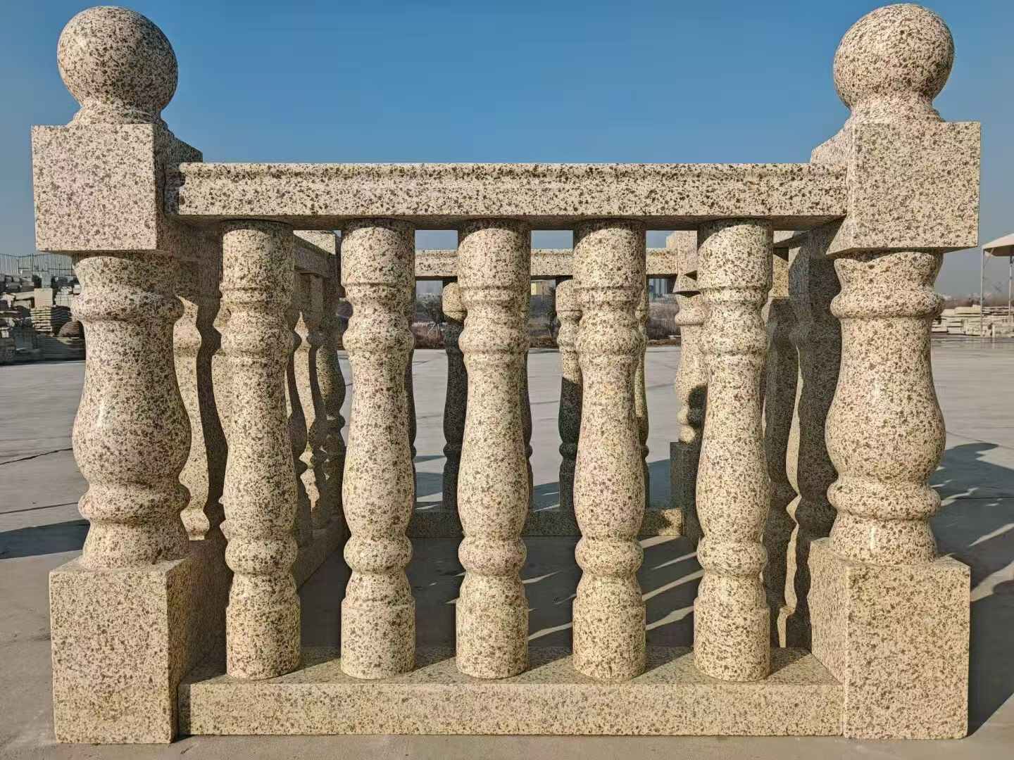 丹东 黄金麻栏杆（扶手，花瓶柱，将军柱）